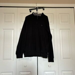 Izod Black Half-Zip Pullover Sweater